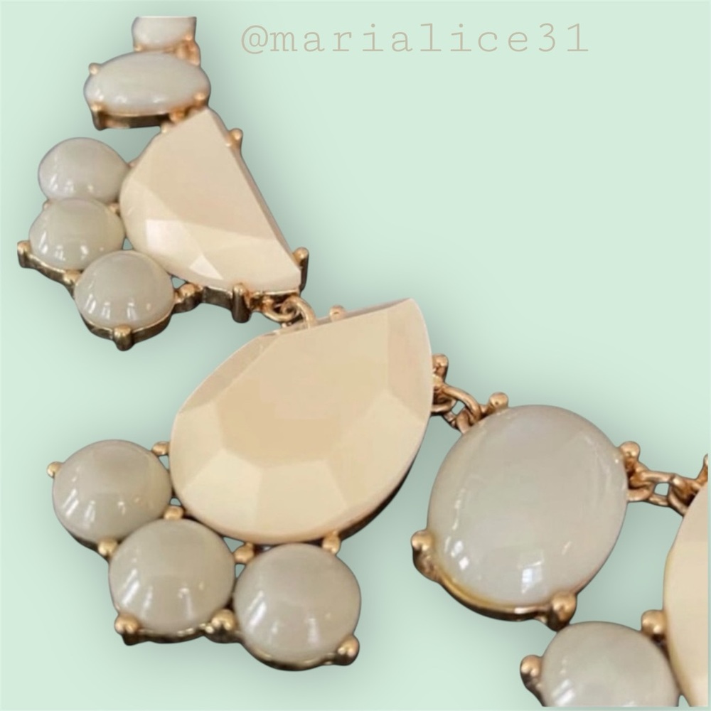 Kate Spade Gold and Cream Teardrop Necklace. Gently worn. - Picture 4 of 14